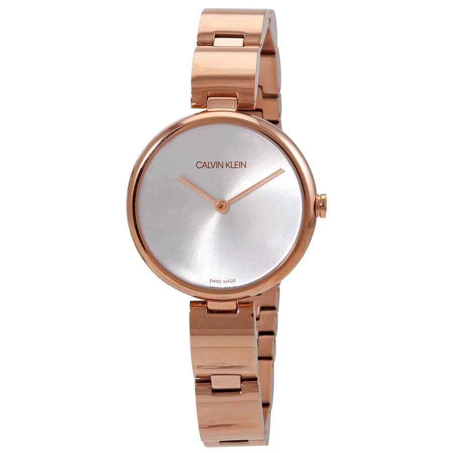 商品Calvin Klein|Wavy Quartz Silver Dial Ladies Watch K9U23646,价格¥370,第1张图片