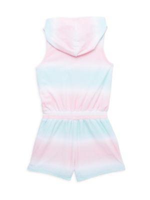 商品Juicy Couture|Little Girl’s Tie-Dye Sleeveless Hooded Romper,价格¥73,第4张图片详细描述