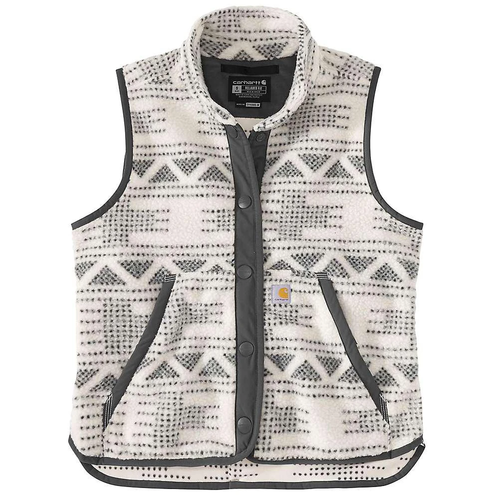 商品Carhartt|Women's Relaxed Fit Fleece Snap-Front Vest,价格¥305,第1张图片