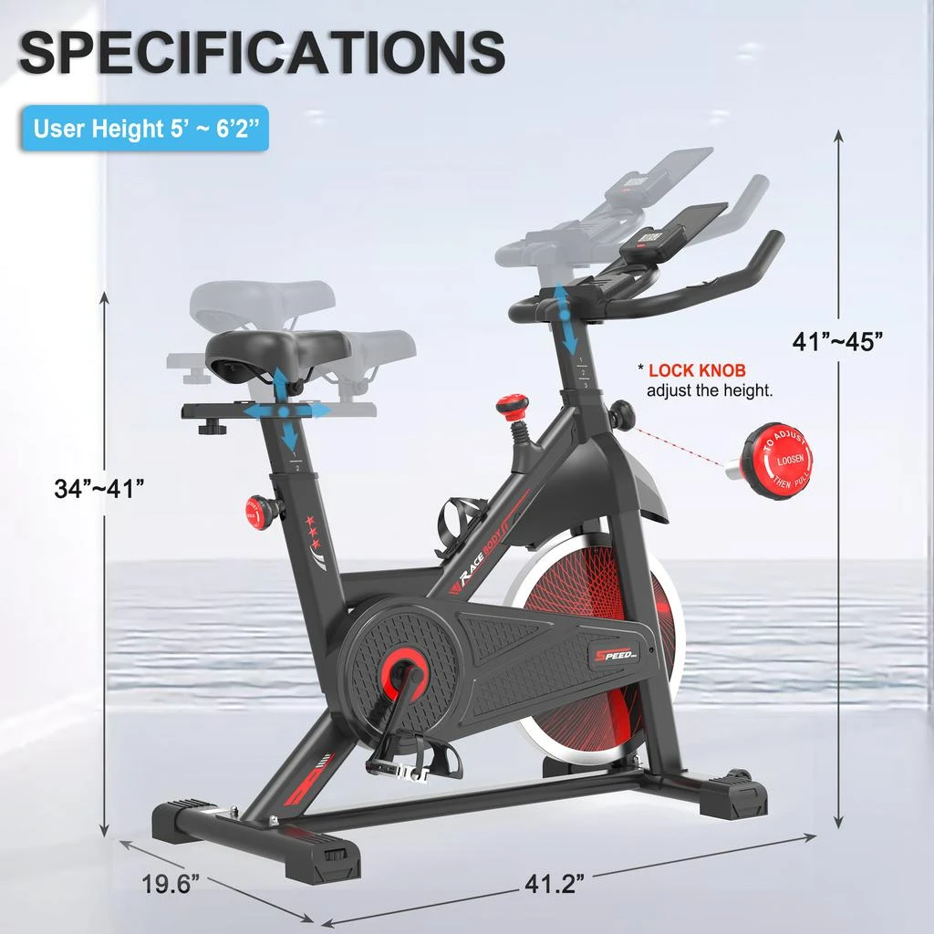Indoor Cycling Exercise Bike Stationary 商品