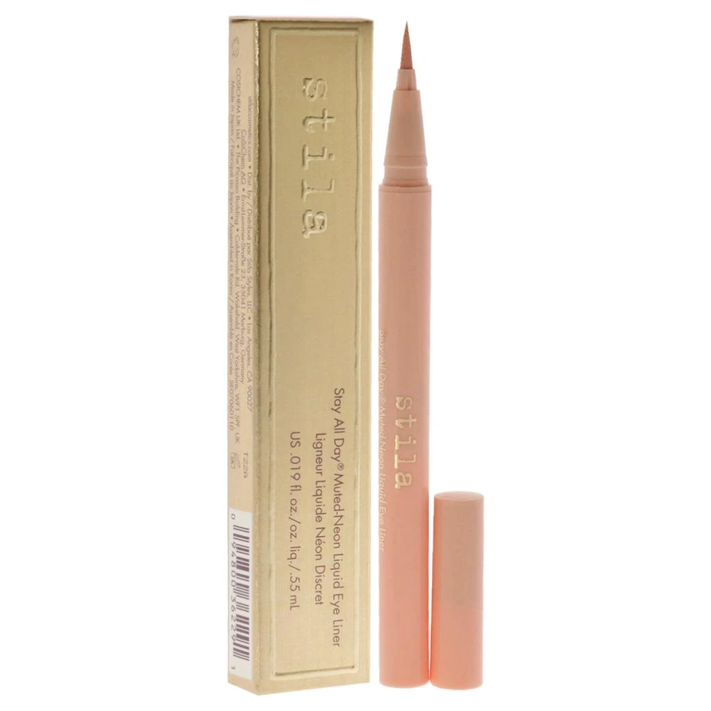 商品Stila|Stay All Day Muted-Neon Liquid Eye Liner - Peach Party by Stila for Women - 0.019 oz Eyeliner,价格¥238,第3张图片详细描述