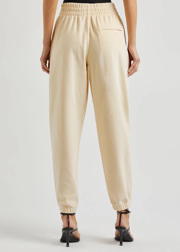 商品Alexander Wang|Cream logo velour sweatpants,价格¥887,第3张图片详细描述