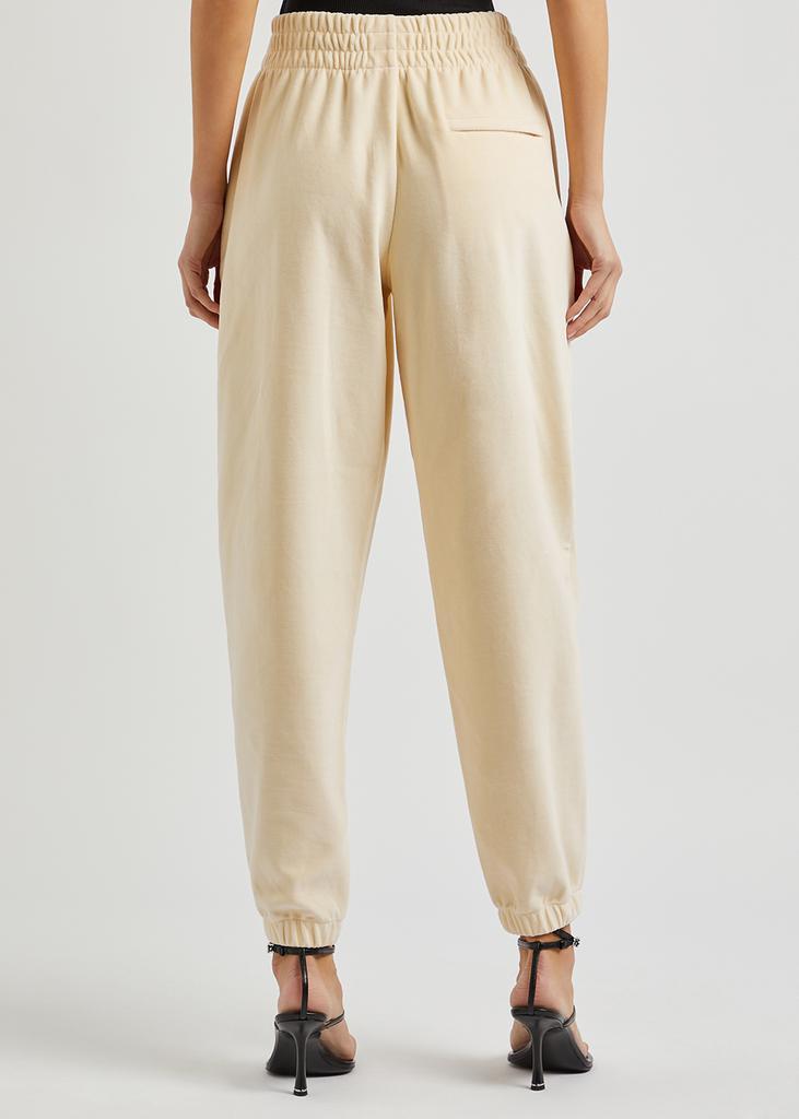 商品Alexander Wang|Cream logo velour sweatpants,价格¥3169,第5张图片详细描述
