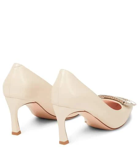 商品Roger Vivier|Trompette Strass 70 leather pumps,价格¥10313,第3张图片详细描述