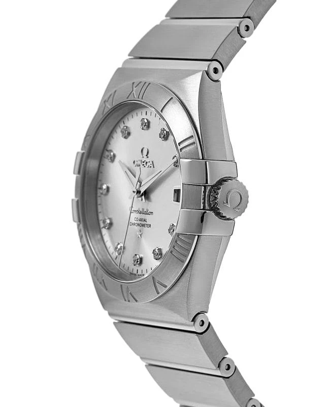 商品Omega|Omega Constellation Automatic Chronometer 35mm Diamond Dial Steel Women&apos;s Watch 123.10.35.20.52.001,价格¥27301,第3张图片详细描述