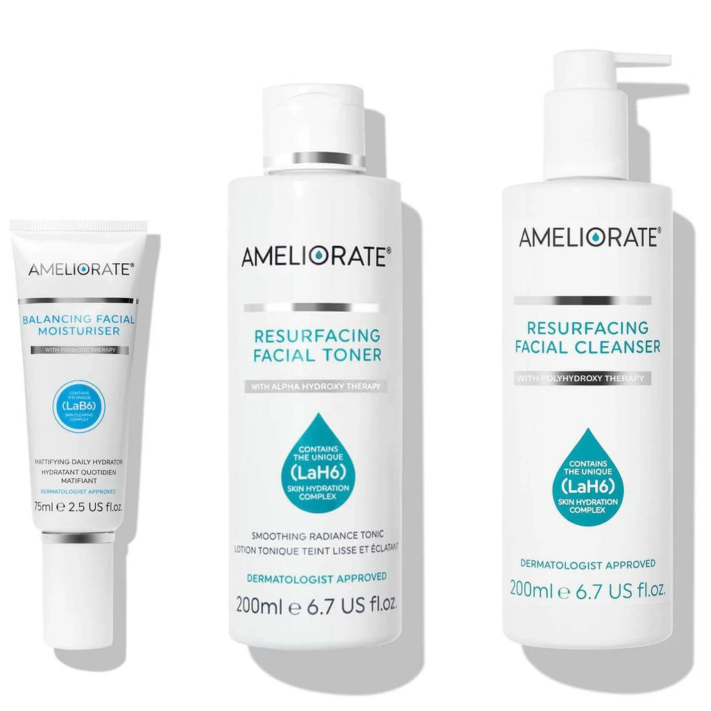 商品Ameliorate|AMELIORATE Combination Skin Morning Routine Set,价格¥565,第1张图片