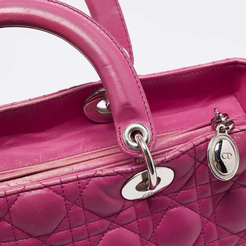 Dior Pink Cannage Leather Large Lady Dior Tote 商品