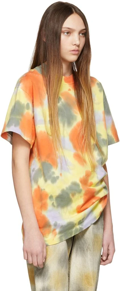 商品Ambush|SSENSE Exclusive Yellow 'A' Waves Tie-Dye T-Shirt,价格¥991,第2张图片详细描述