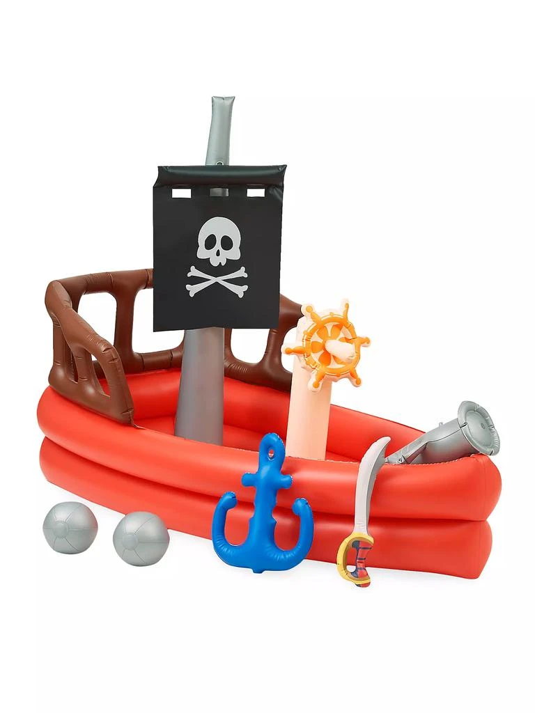 商品Teamson|Baby Boy's Water Fun Inflatable Pirate Ship Sprinkler Play Center,价格¥1049,第1张图片