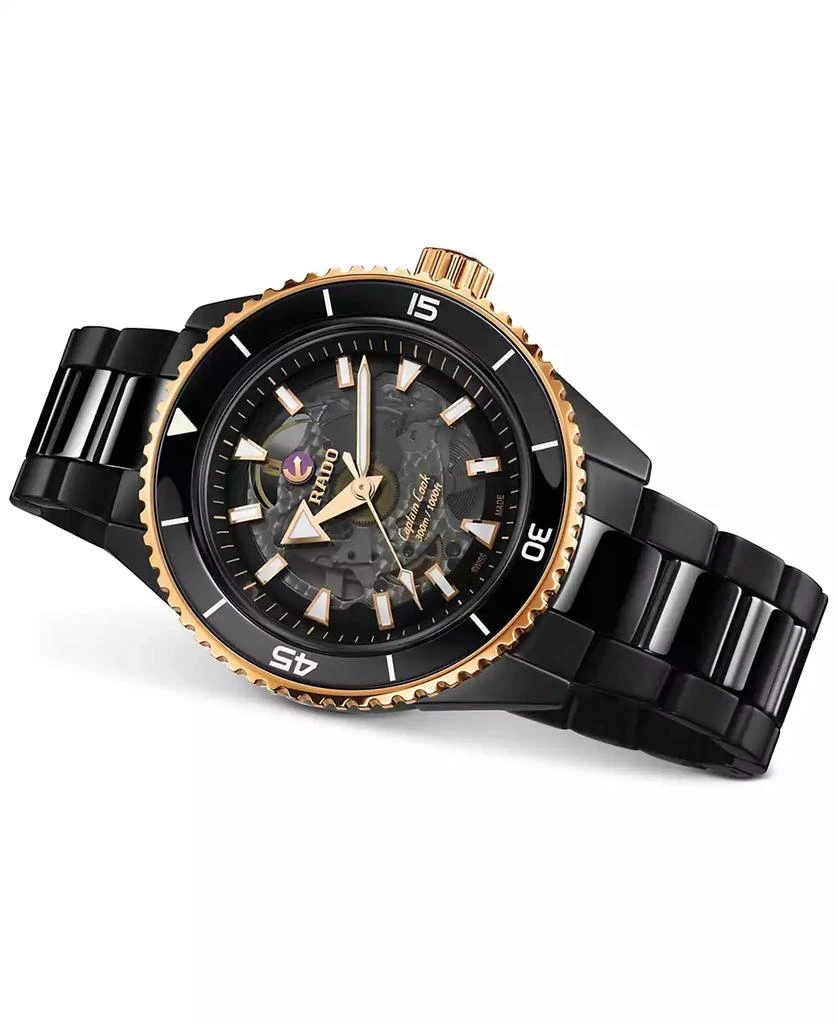 商品Rado|Men's Swiss Automatic Captain Cook High Tech Ceramic Bracelet Watch 43mm,价格¥32305,第2张图片详细描述