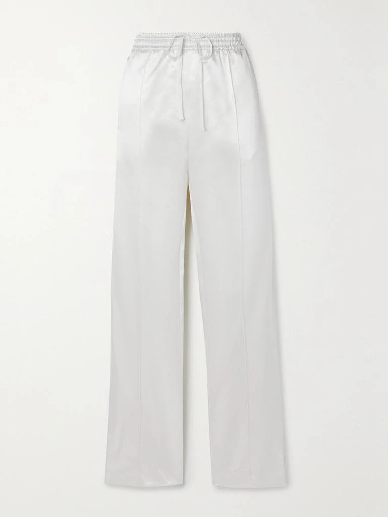 商品Chloé|弹力羊毛真丝混纺缎布直筒裤,价格¥6148,第1张图片
