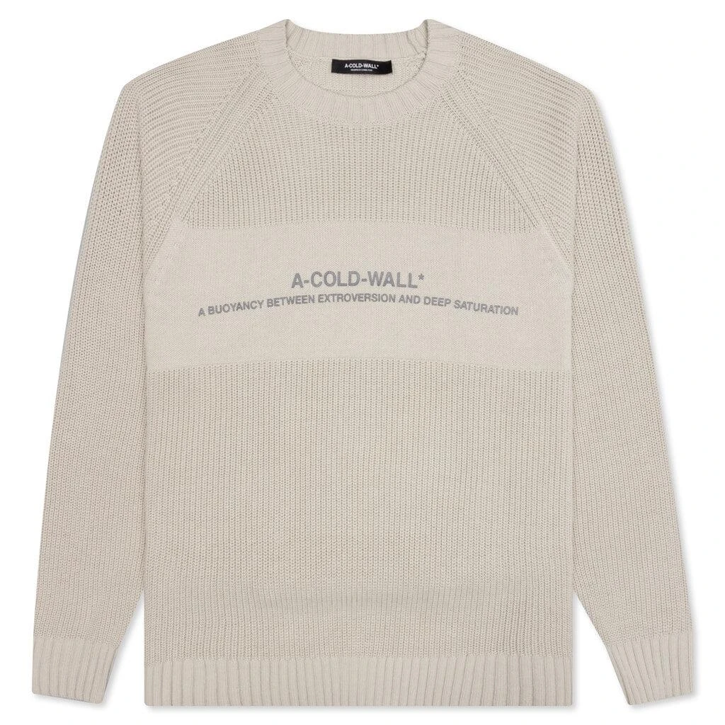 商品A-COLD-WALL*|A-Cold Wall Dialogue Knit - Bone,价格¥1572,第1张图片