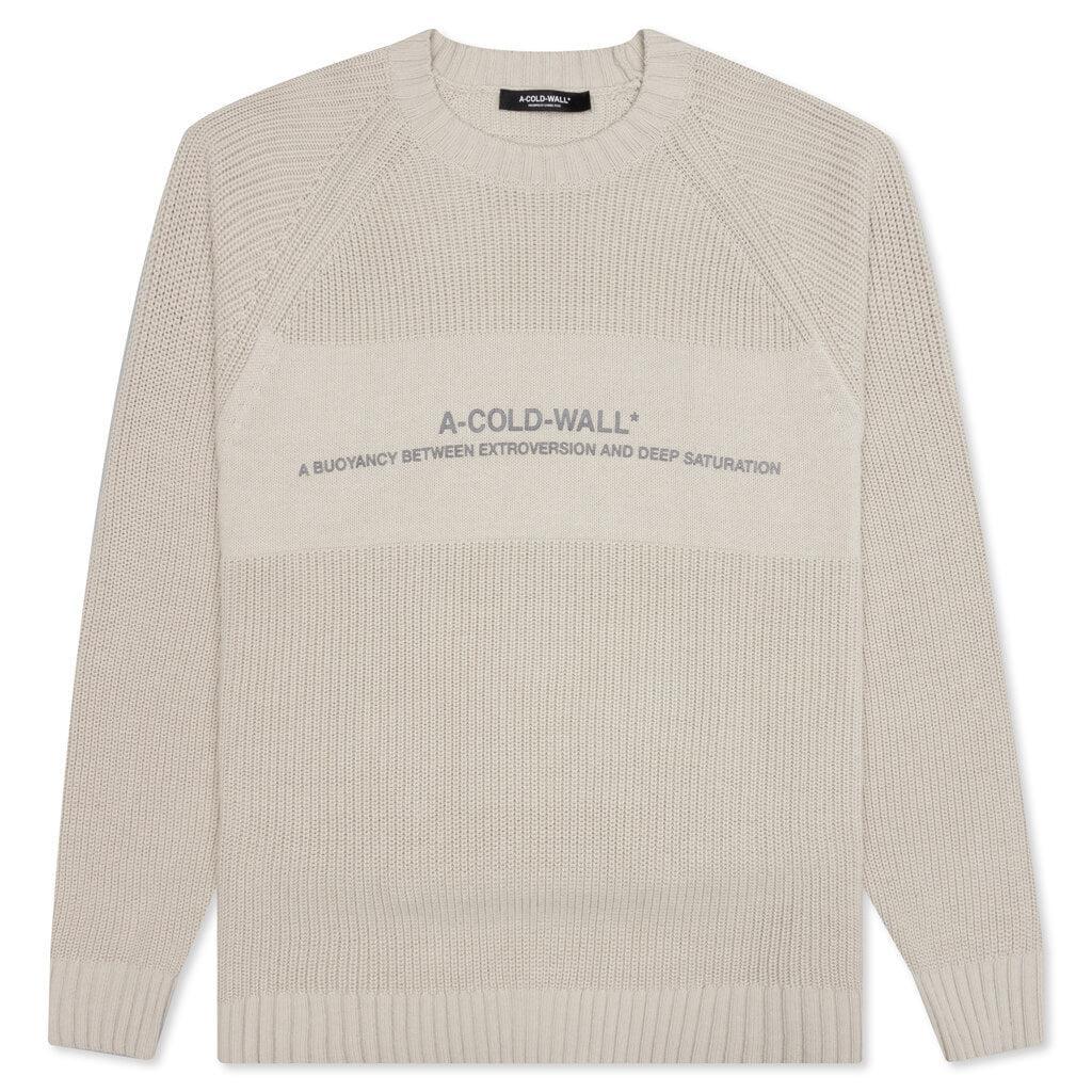 商品A-COLD-WALL*|A-Cold Wall Dialogue Knit - Bone,价格¥3067,第1张图片