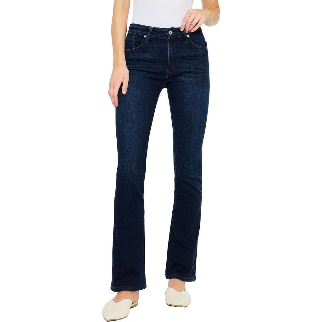 商品KanCan|Womens Pocket Denim Bootcut Pants,价格¥206,第1张图片