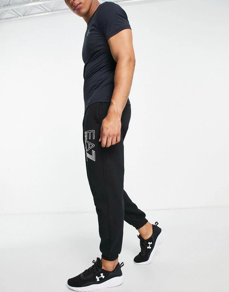 商品EA7|Armani EA7 visibilty logo joggers in black,价格¥553,第4张图片详细描述