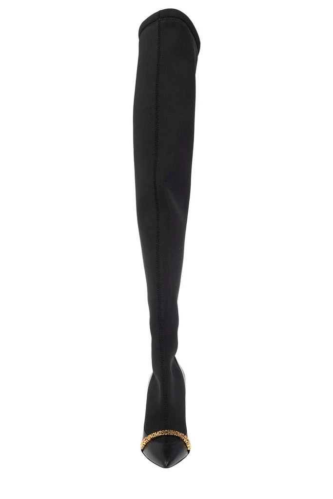 商品Moschino|Moschino Heeled Knee-Length Boots,价格¥3809,第4张图片详细描述