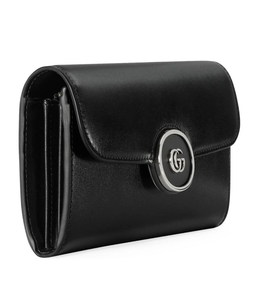 商品Gucci|Leather GG Continental Wallet,价格¥6806,第4张图片详细描述