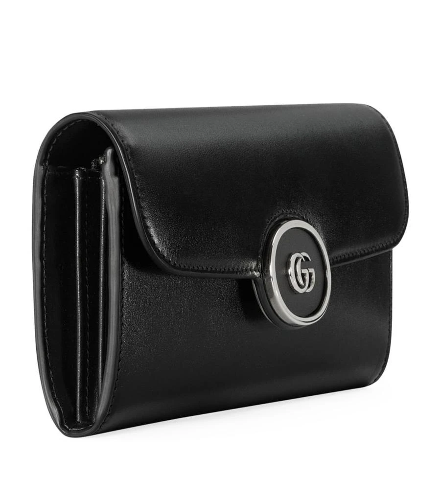 商品Gucci|Leather GG Continental Wallet,价格¥6963,第4张图片详细描述