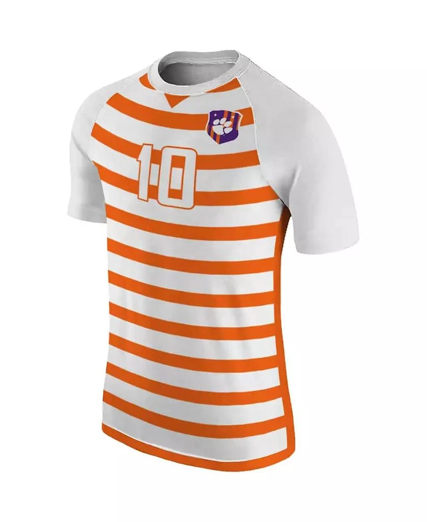 商品The Original Retro Brand|Men's Number 10 White Clemson Tigers Soccer Jersey,价格¥555,第3张图片详细描述