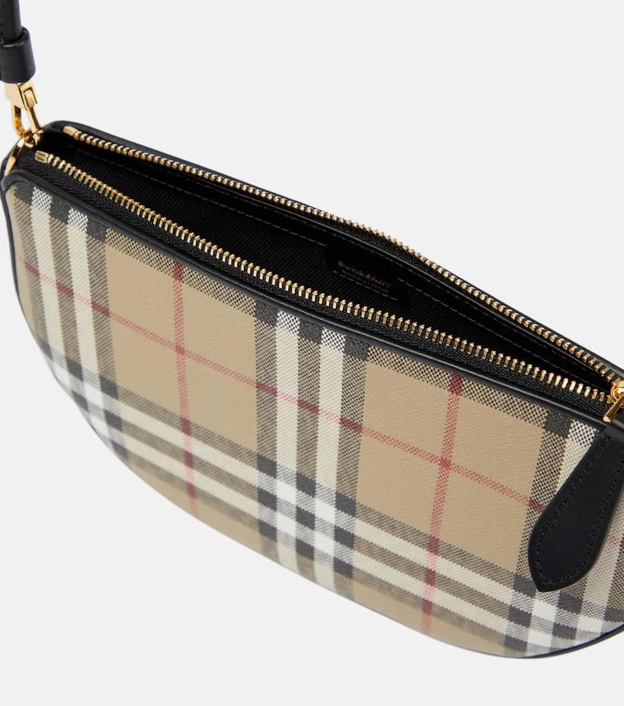 商品Burberry|Olympia Pouch checked shoulder bag,价格¥6134,第3张图片详细描述