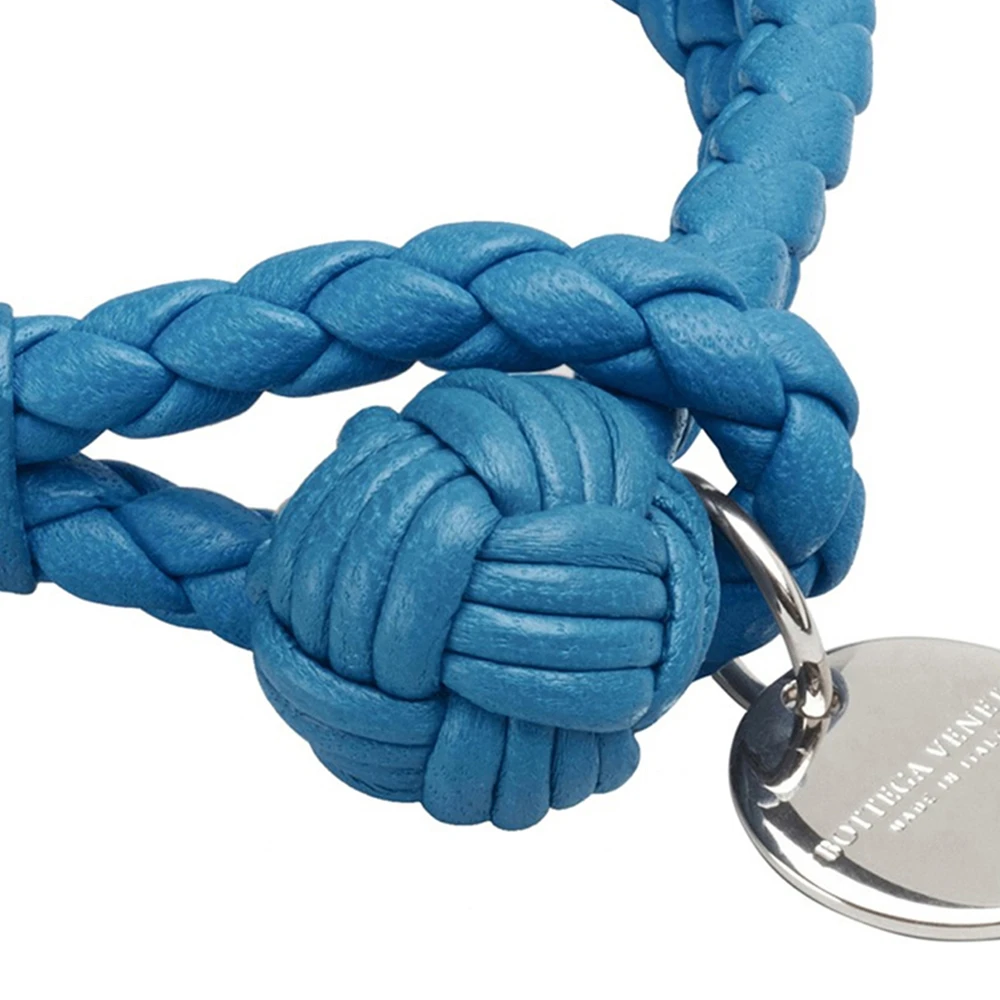 Bottega Veneta 葆蝶家 蓝色编织手链 113546-V001D-4321 商品