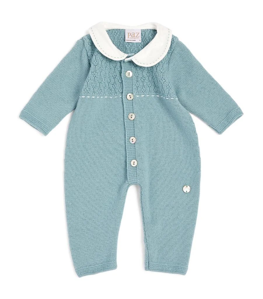 商品Paz Rodriguez|Knitted Verdi Playsuit (0-12 Months),价格¥1012,第1张图片