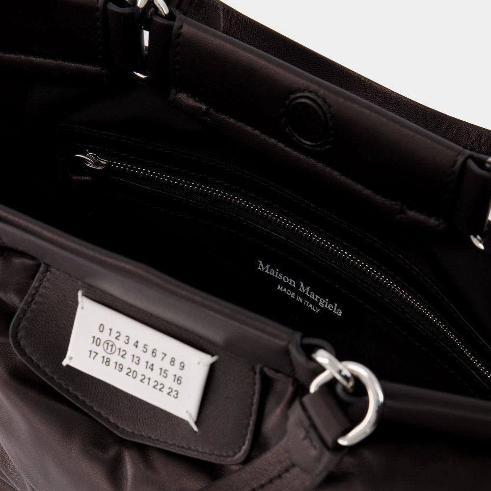 商品MAISON MARGIELA|Glam Slam M Tote Bag in Black Leather,价格¥18118,第4张图片详细描述