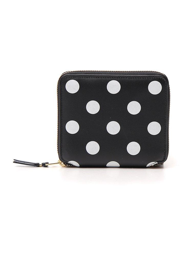 Comme des Garçons Wallet Polka-Dot Zip-Around Wallet商品第1张图片规格展示