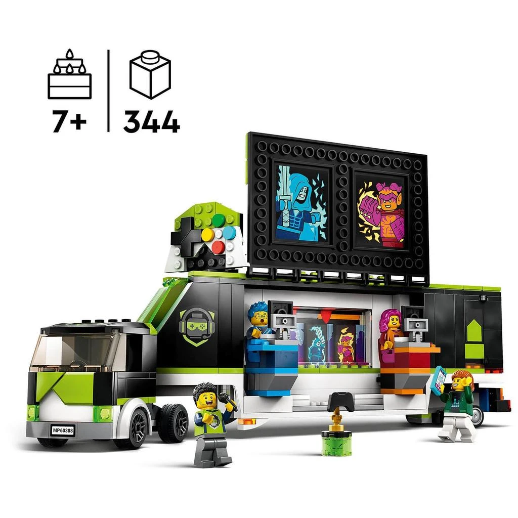 商品LEGO|LEGO City: Gaming Tournament Truck Esports Vehicle Toy (60388),价格¥438,第3张图片详细描述