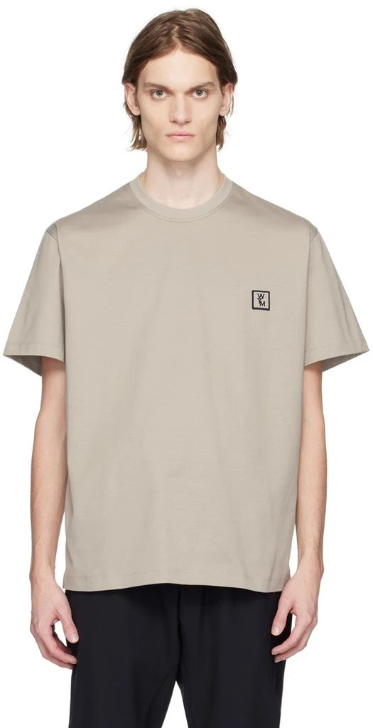 商品Wooyoungmi|Gray Patch T-Shirt,价格¥1537,第1张图片
