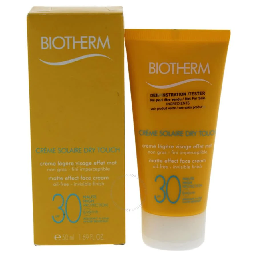 商品Biotherm|Creme Solaire Dry Touch Matte Effect Face Cream SPF 30 by Biotherm for Unisex - 1.69 oz Cream,价格¥90,第1张图片