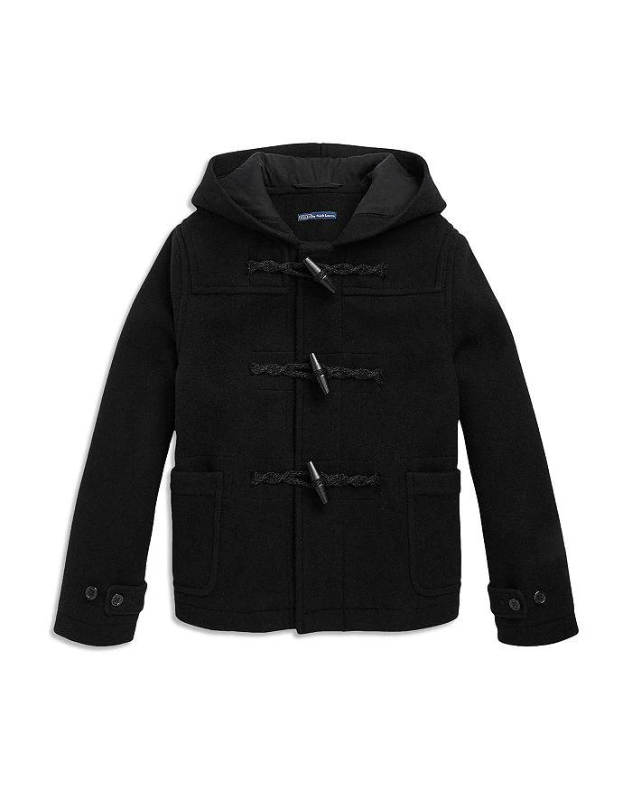 商品Ralph Lauren|Girls' Wool Blend Cropped Hooded Duffel Coat, Big Kid - 150th Anniversary Exclusive,价格¥2221,第1张图片