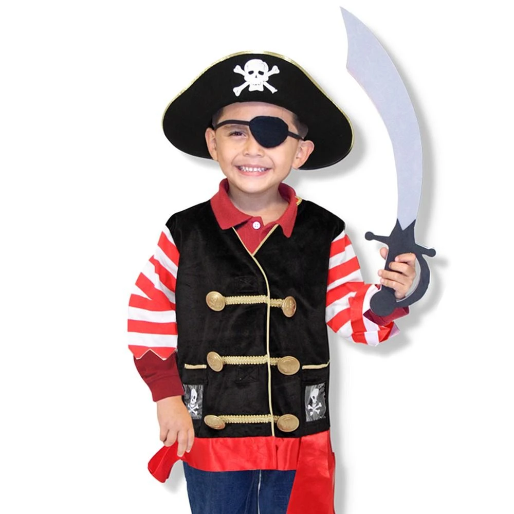 商品Melissa & Doug|Pirate Role Play Costume Set,价格¥285,第1张图片