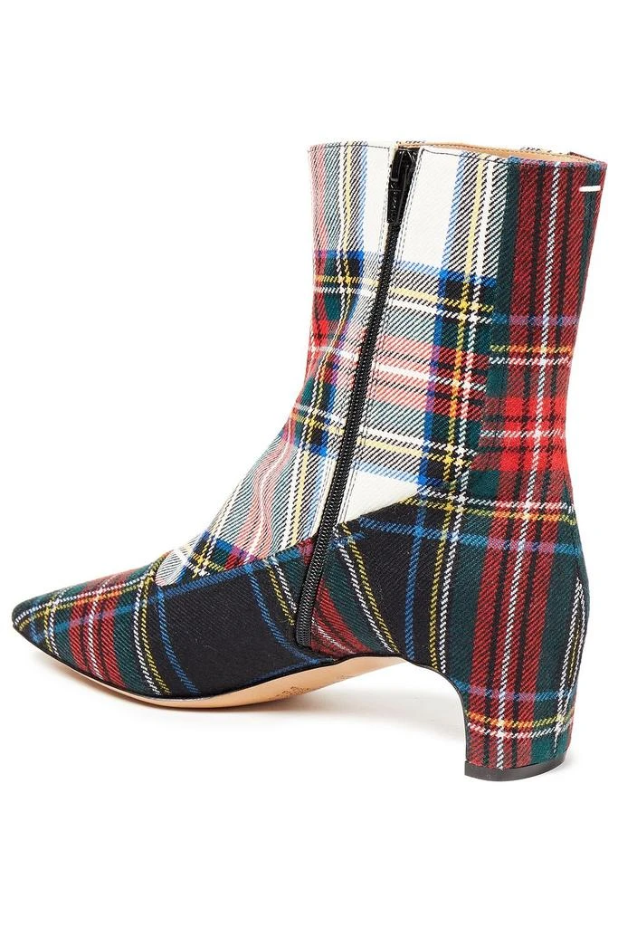 商品MAISON MARGIELA|Checked twill ankle boots,价格¥2262,第3张图片详细描述