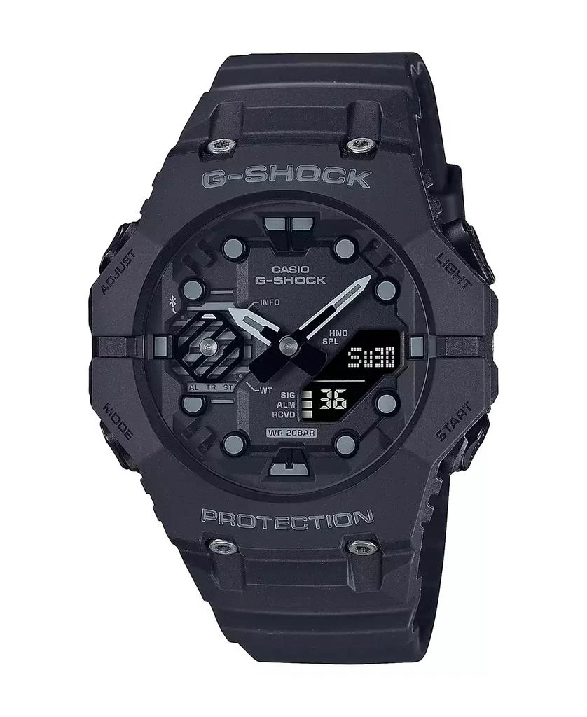 商品G-Shock|Men's Two Hand Quartz Black Resin Bluetooth Watch, 46.0mm GAB001-1A,价格¥1117,第1张图片