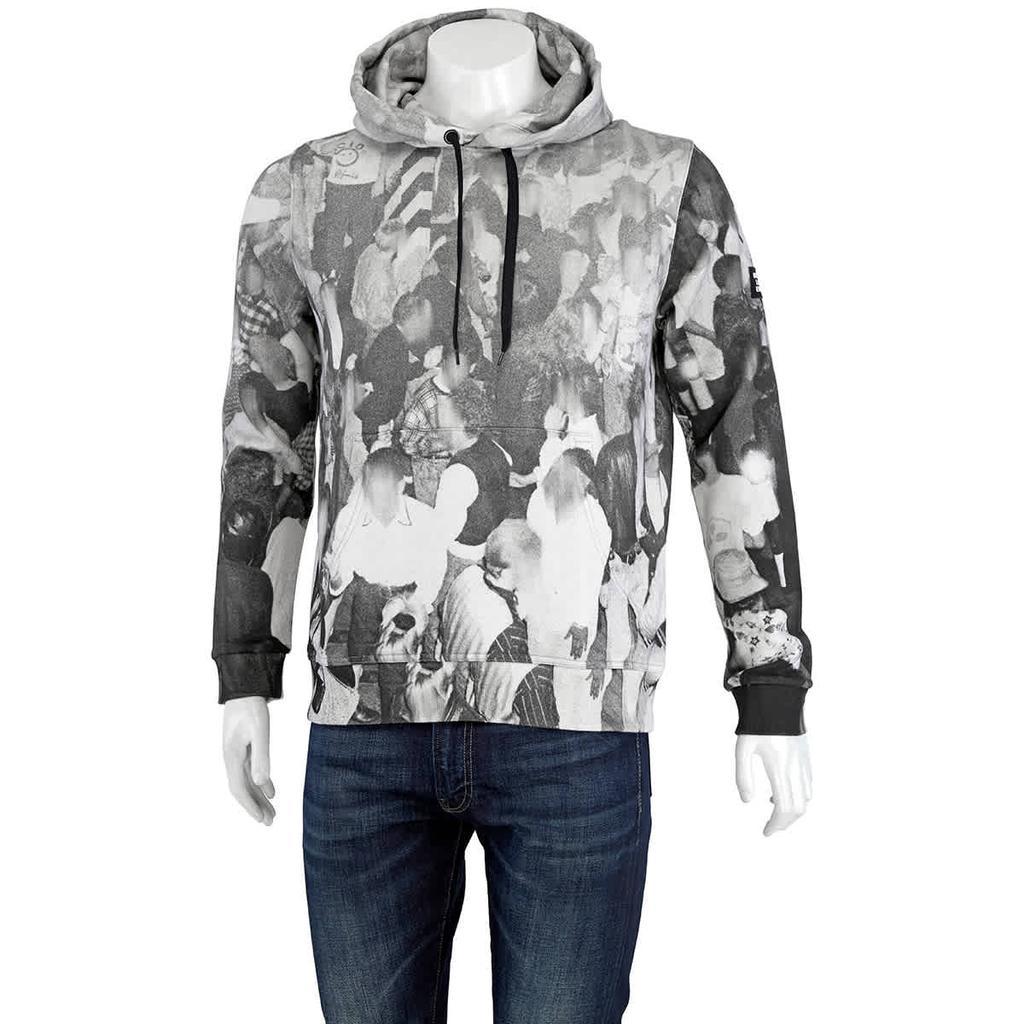 商品Burberry|Mens Rave Print Cotton Hoodie,价格¥5676,第1张图片