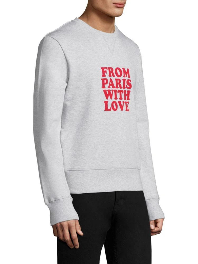 商品AMI|From Paris With Love Cotton Sweatshirt,价格¥1819,第3张图片详细描述