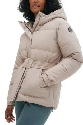 商品NOIZE|Bonita-03 Mid-Length Belted Puffer Coat,价格¥316,第3张图片详细描述