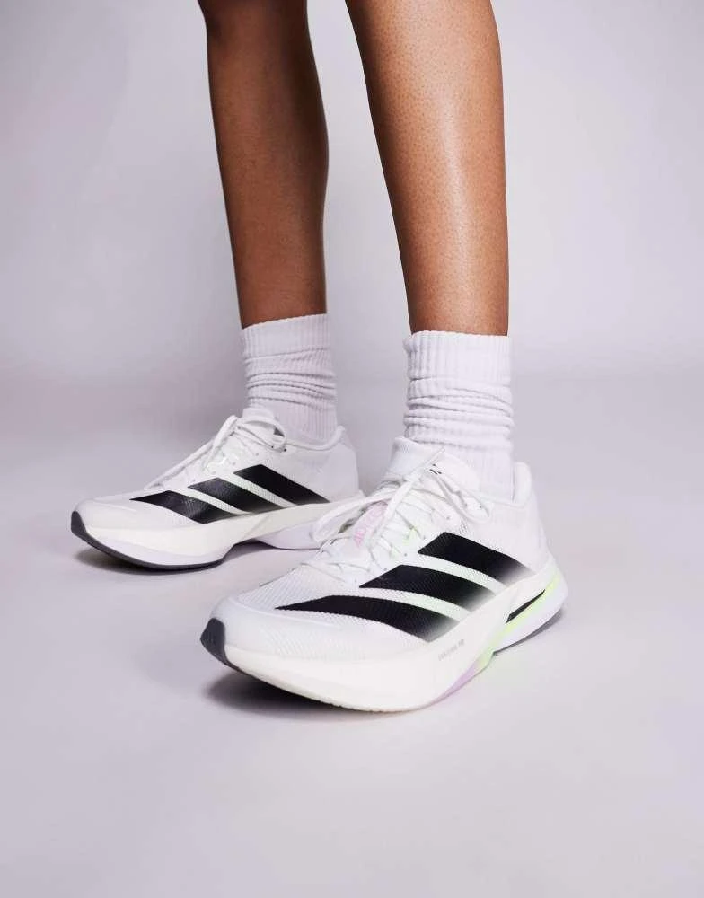 商品Adidas|adidas Running Adizero Boston 13 in white and black,价格¥1455,第1张图片