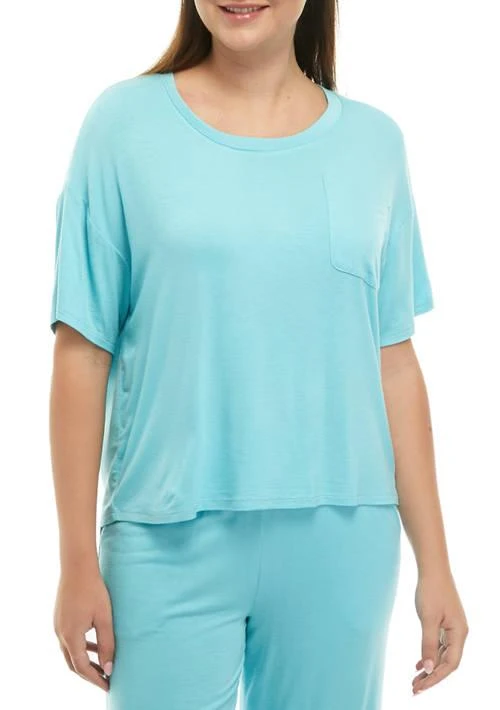 商品Love, Fire|Fire Rayon Spandex Pocket Pajama T Shirt,价格¥76,第1张图片详细描述