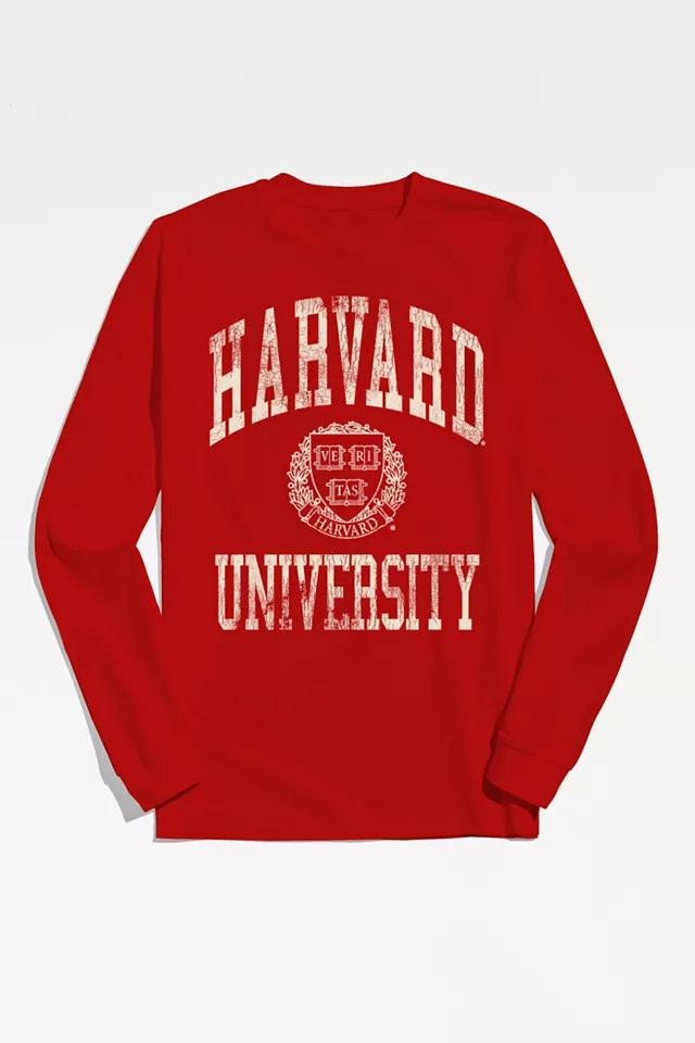 Harvard University Logo Long Sleeve Tee商品第1张图片规格展示