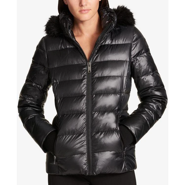 商品DKNY|Faux-Fur-Trimmed Down Puffer Coat,价格¥1047,第2张图片详细描述