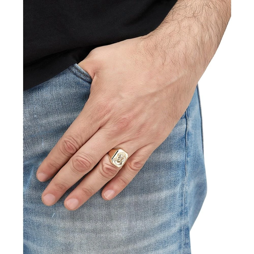 商品Macy's|Men's Jesus Three-Dimensional Polished Ring in 10k Gold,价格¥9517,第2张图片详细描述