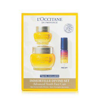 商品L'Occitane|Immortelle Divine Set: Cream 50ml + Eye Balm 15ml + Overnight Reset Oil-in-serum 5ml,价格¥1611,第1张图片