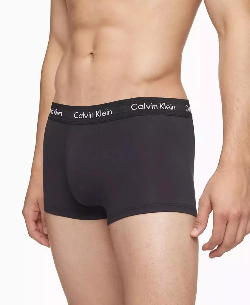 商品Calvin Klein|Men's 3-Pack Cotton Stretch Low-Rise Trunk Underwear,价格¥363,第3张图片详细描述