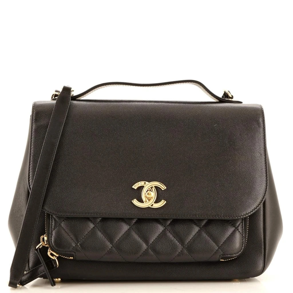 商品[二手商品] Chanel|Business Affinity Flap Bag Quilted Caviar Large,价格¥36293,第1张图片