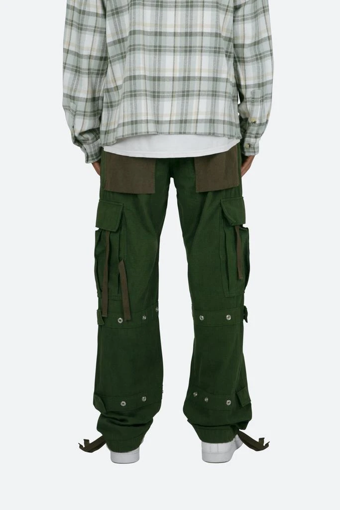 Paneled Cargo Pants - Olive 商品