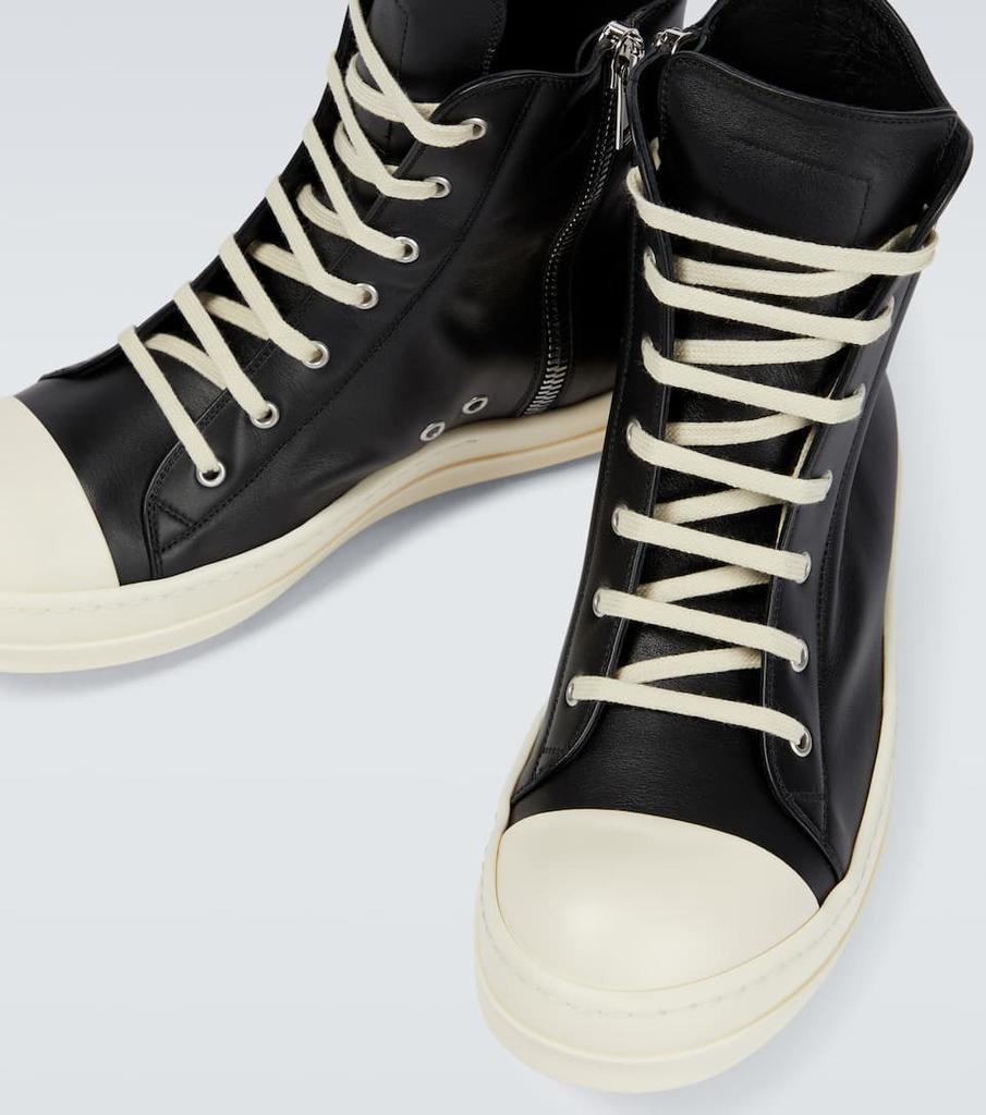 商品Rick Owens|高帮皮革运动鞋,价格¥7654,第5张图片详细描述