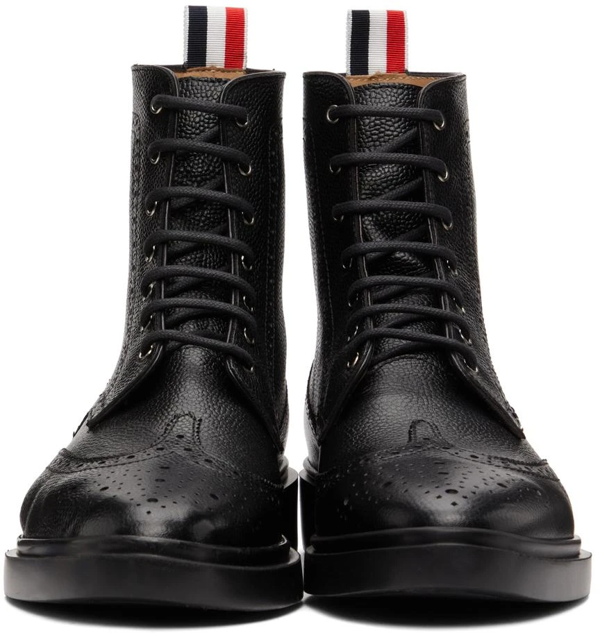 商品Thom Browne|黑色 Classic Wingtip 踝靴,价格¥8873,第2张图片详细描述