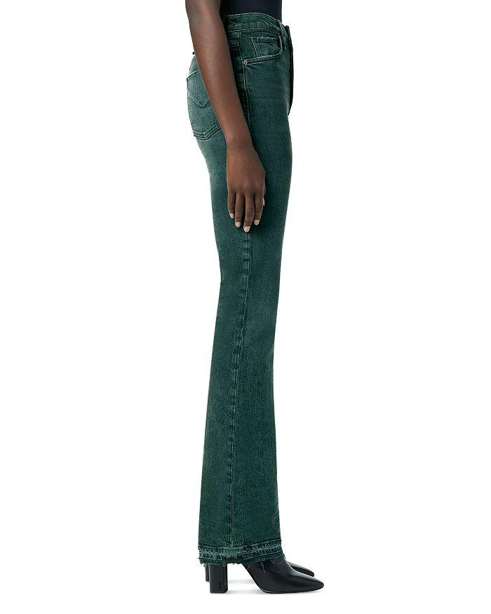 商品Hudson|Faye Ultra High Rise Flare Jeans in Overdye,价格¥594,第3张图片详细描述